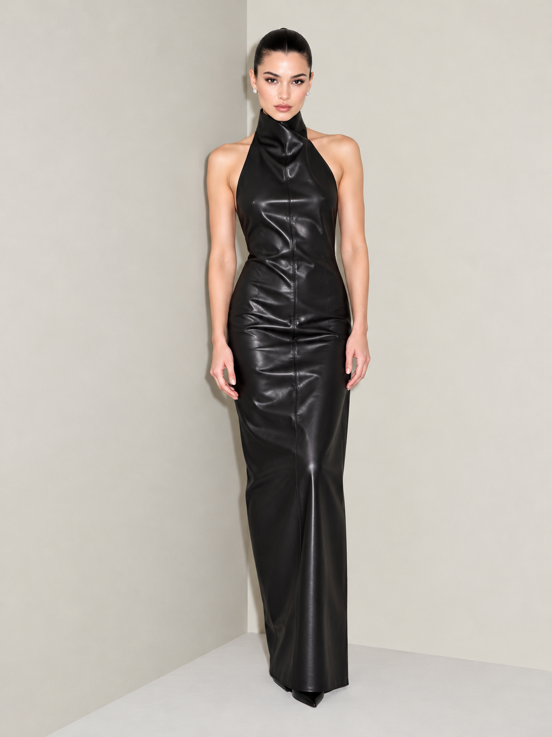 Beatriz Leather Dress